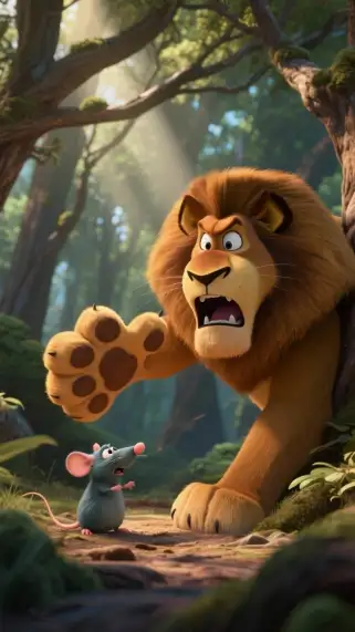 Aesop’s Fables #1 — The Lion and the Mouse